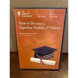 The Great Courses How to Become a SuperStar Student 2nd Edition DVD Study Skills